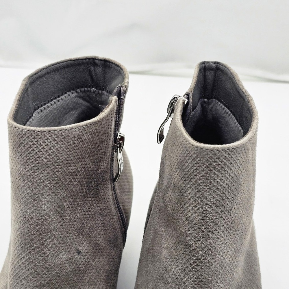 Michael by Michael Shannon Ankle Boots Women 9 Grey Booties Lesley Pointed Toe - Picture 9 of 11